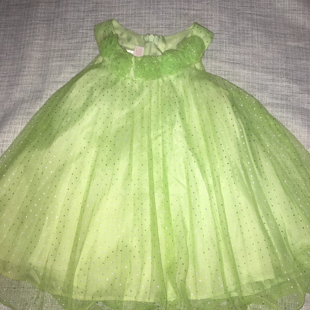 Bonnie baby green dress!